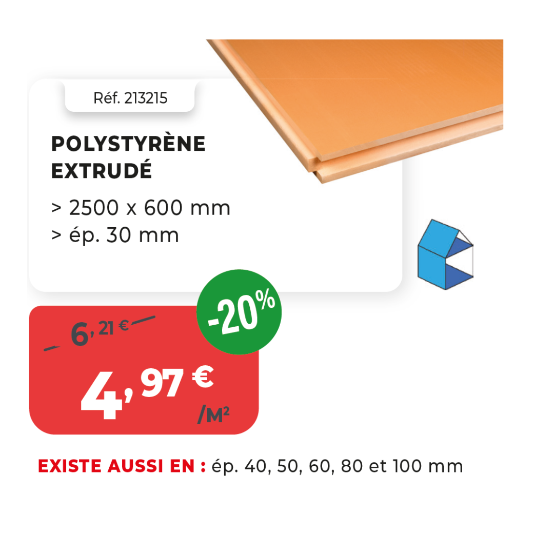 Polystyrène extrudé