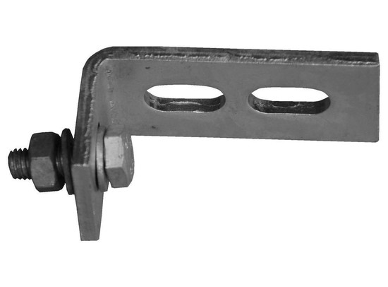 Weasyfix Equerre 58 x 33 x 4 mm avec 1 vis M10, 1 écrou et 2 rondelles
