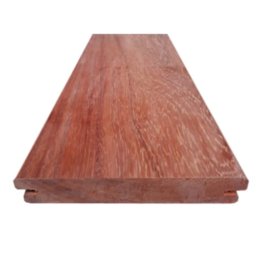 Planche de terrasse padouk - B-fix - 21 x 140 x 3350 mm