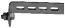 Weasyfix Equerre 150 x 58 x 5 mm avec 1 vis M10, 1 écrou et 2 rondelles