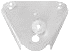 Weasyfix Platine de répartition des charges sur 3 pieux de fondations avec trou central M1