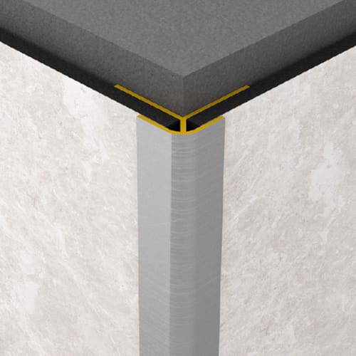 Coin externe Rocko 2800 mm argent