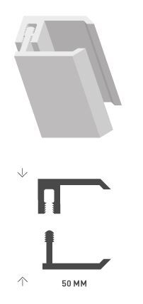 Profilé Dumaclin Click De Bord Argile 2,5 m