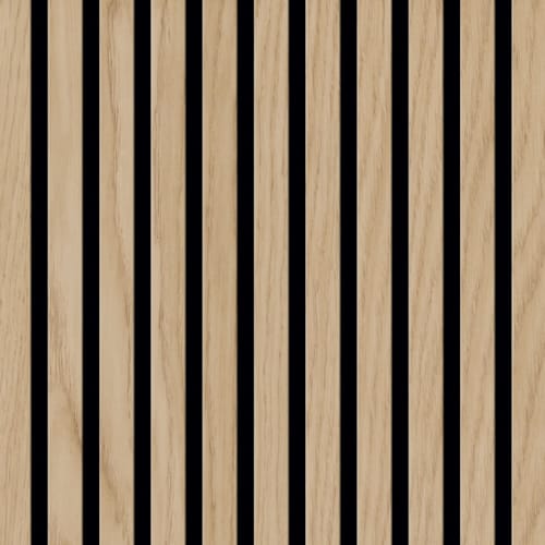 Lambris acoustique Ter Hürne SilentDesign chêne Tiber 1 face - 21 x 520 x 3000 mm